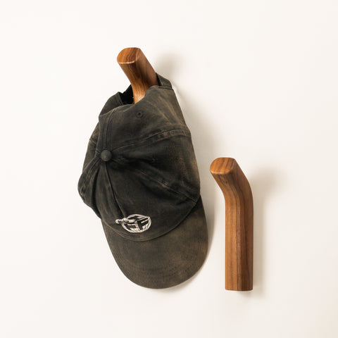2 Hooks - Biglow Woodcraft - Walnut