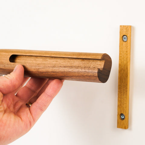 2 Hooks - Biglow Woodcraft - Walnut
