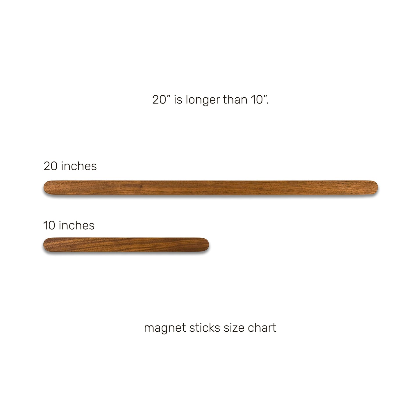 Magnet Sticks - Biglow Woodcraft - 10"
