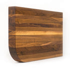 Walnut Chopping Block - Biglow Woodcraft - Side view of Cutting Board