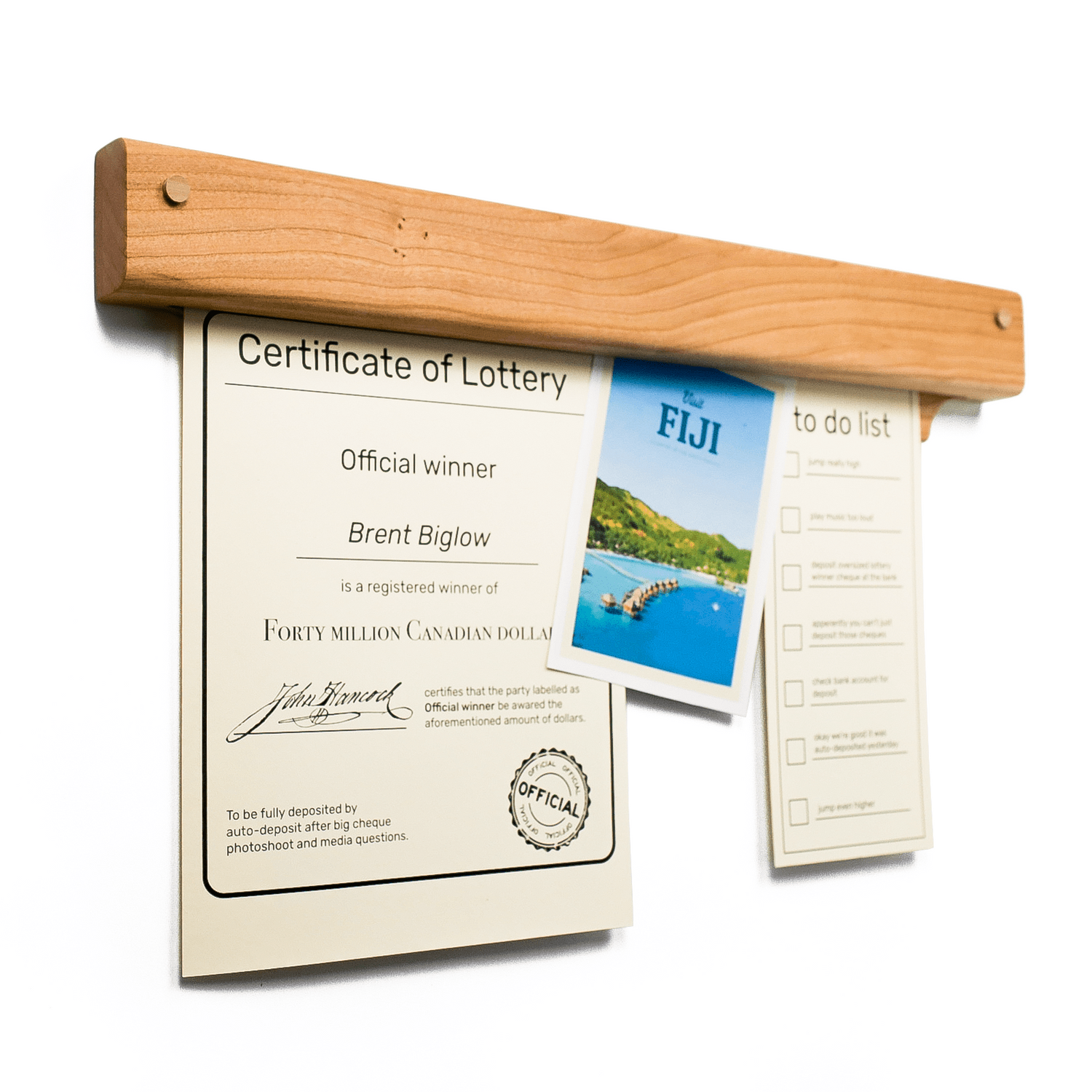 Gravity Bar - Biglow Woodcraft - White Oak