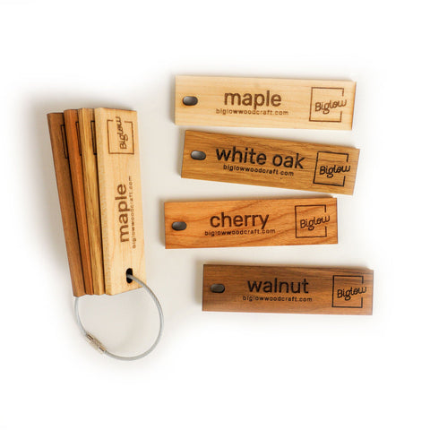 Wood Species Sample Pack - Biglow Woodcraft -